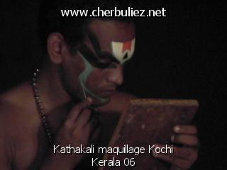 légende: Kathakali maquillage Kochi Kerala 06
qualityCode=raw
sizeCode=half

Données de l'image originale:
Taille originale: 115878 bytes
Heure de prise de vue: 2002:02:23 13:55:12
Largeur: 640
Hauteur: 480
